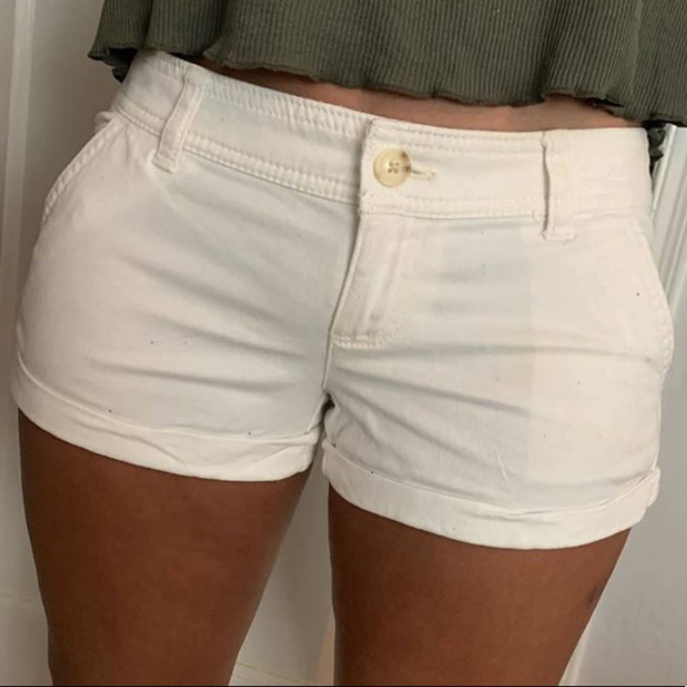 Hollister White shorts